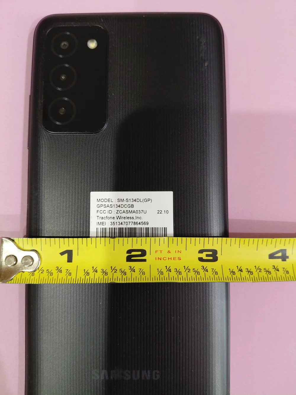 Samsung A03 Smartphone Used In Black Strighttalk Sim Needed Locked Carrier.